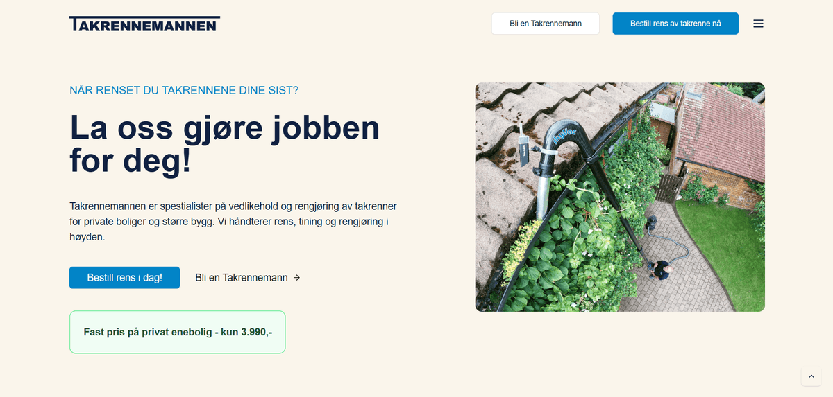 Takrennemannen | Property Maintenance Platform